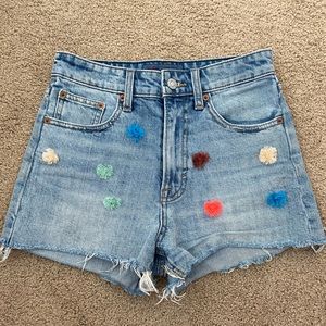 Lucky Brand | Lucky Pins Shorts with pom poms